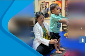 Therapy session at Mobility India