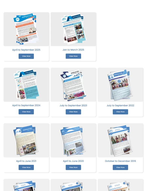 Newsletter archive preview